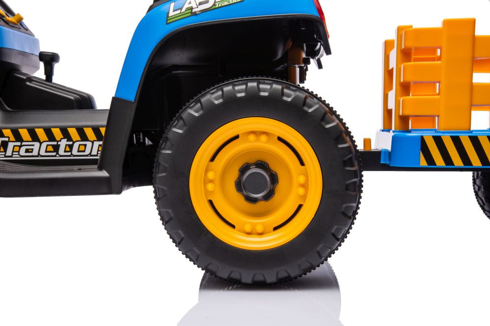 Elektrický traktor BBH-030 modrý s dálkovým ovládáním