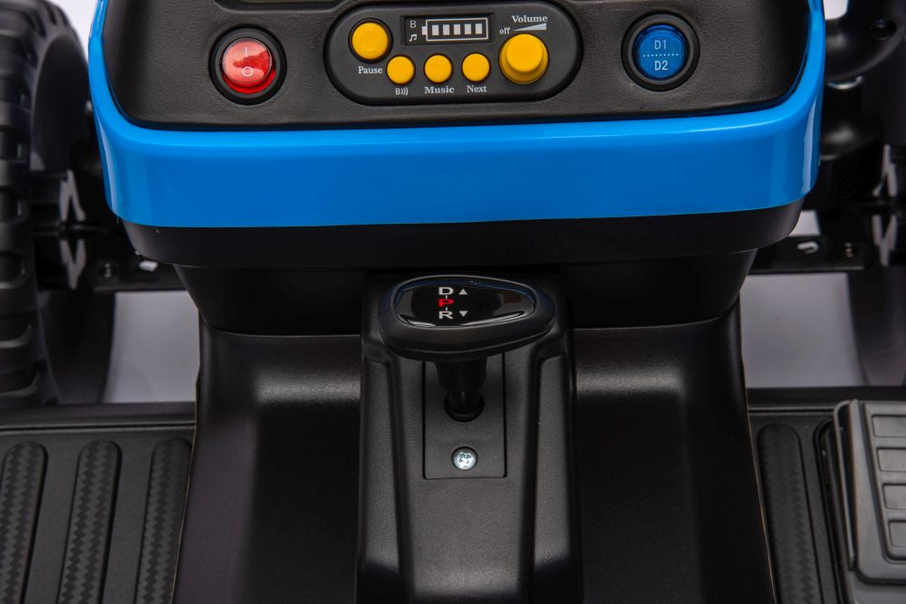 Elektrický traktor BBH-030 modrý s dálkovým ovládáním