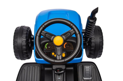 Elektrický traktor BBH-030 modrý s dálkovým ovládáním