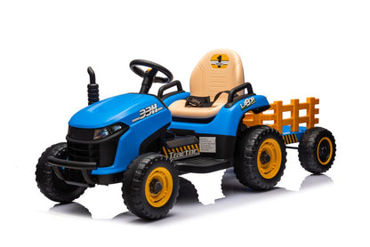Elektrický traktor BBH-030 modrý s dálkovým ovládáním