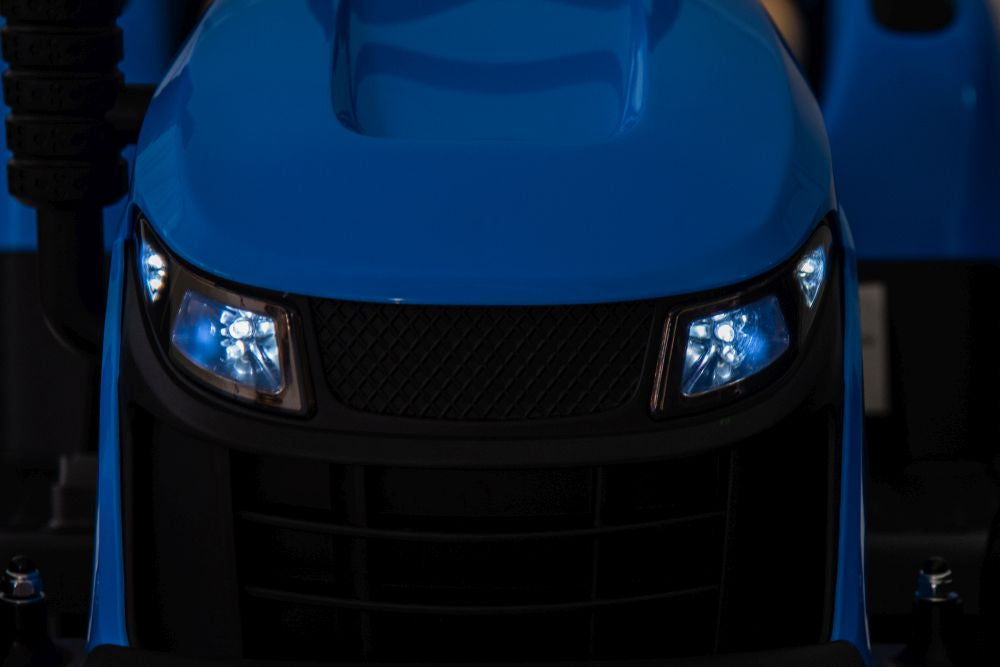 Elektrický traktor BBH-030 modrý s dálkovým ovládáním