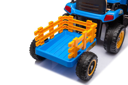 Elektrický traktor BBH-030 modrý s dálkovým ovládáním