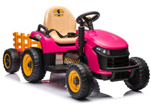 Elektrický traktor BBH-030 růžový s dálkovým ovládáním