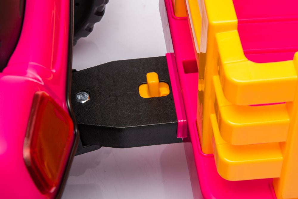 Elektrický traktor BBH-030 růžový s dálkovým ovládáním