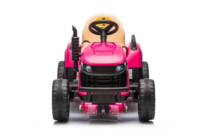 Elektrický traktor BBH-030 růžový s dálkovým ovládáním
