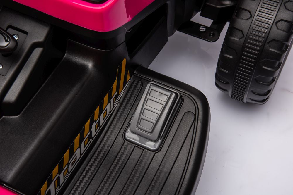 Elektrický traktor BBH-030 růžový s dálkovým ovládáním