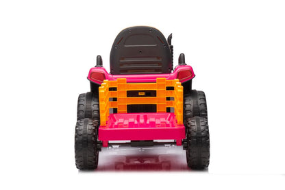 Elektrický traktor BBH-030 růžový s dálkovým ovládáním