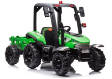 Elektrický traktor BLT-206 s dálkovým ovládáním – zelený