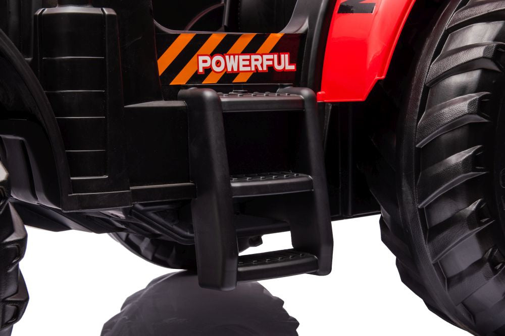 Elektrický traktor na baterie 24V červený A011 – dětské vozítko