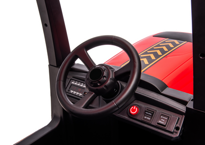 Elektrický traktor na baterie 24V červený A011 – dětské vozítko