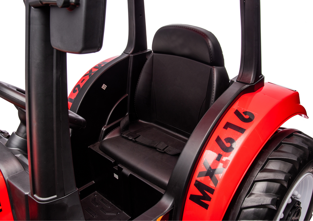 Elektrický traktor na baterie 24V červený A011 – dětské vozítko