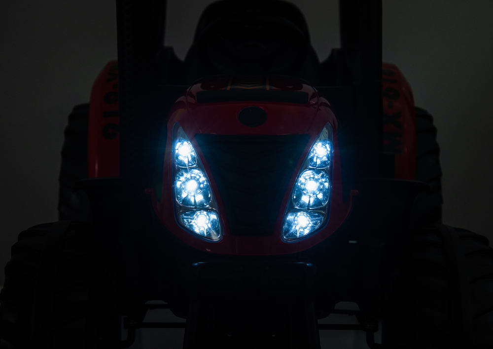 Elektrický traktor na baterie 24V červený A011 – dětské vozítko