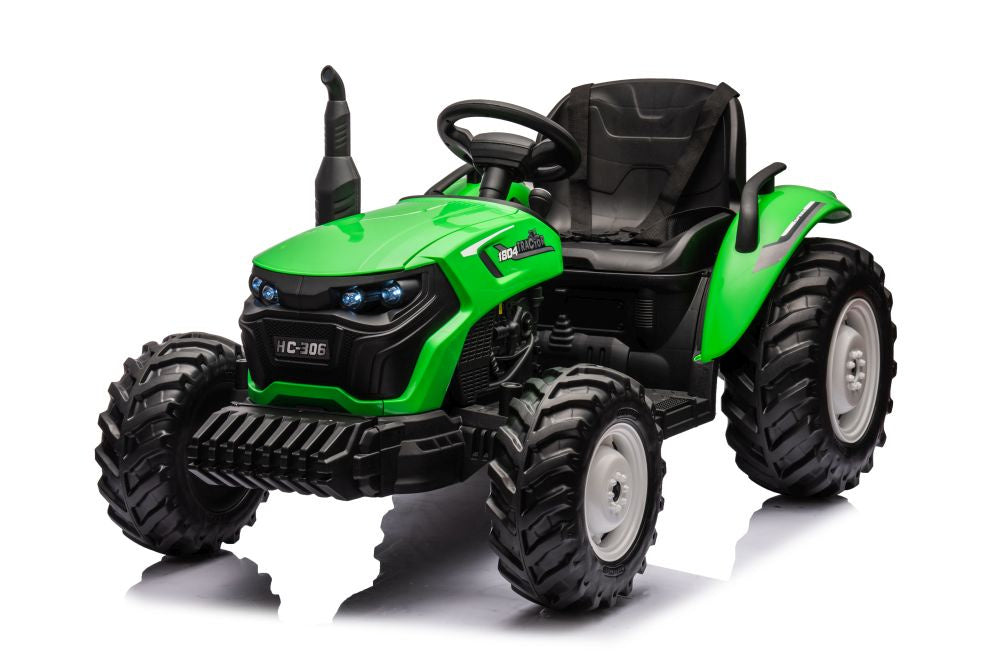 Elektrický traktor pro děti HC-306 24V zelený s dálkovým ovládáním