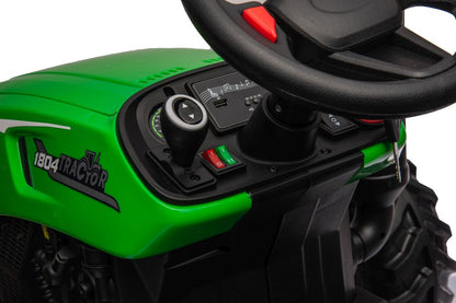 Elektrický traktor pro děti HC-306 24V zelený s dálkovým ovládáním