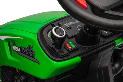 Elektrický traktor pro děti HC-306 24V zelený s dálkovým ovládáním