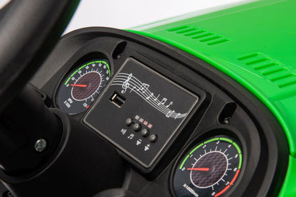 Elektrický traktor pro děti HC-306 24V zelený s dálkovým ovládáním