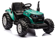 Elektrický traktor pro děti HC-306 tmavě zelený 24V s dálkovým ovládáním