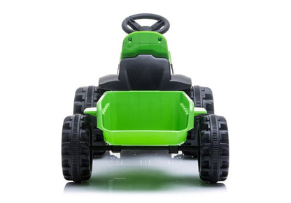 Elektrický traktor s přívěsem – na akumulátor TR1908T | zelený