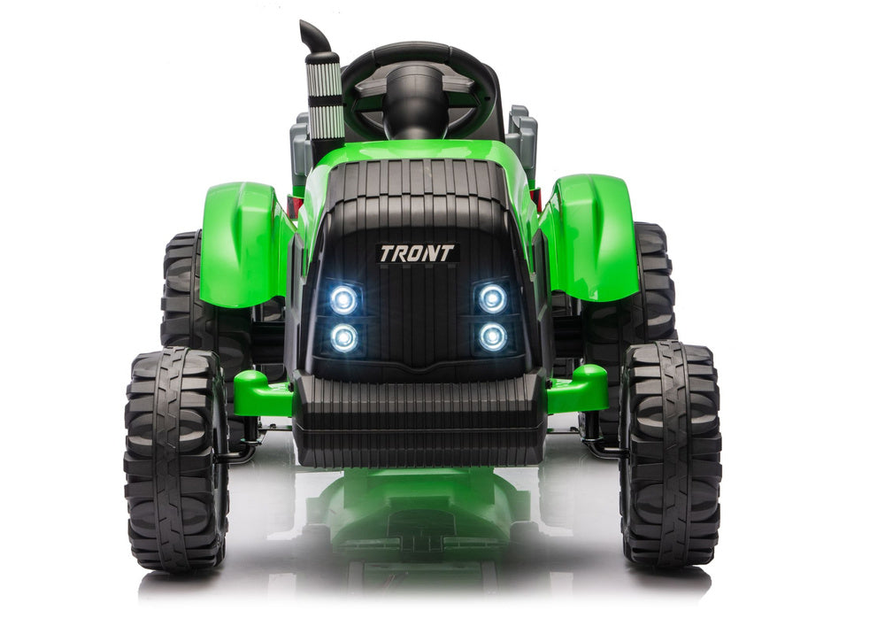 Elektrický traktor s přívěsem pro děti světle zelený 24V – CH9959B
