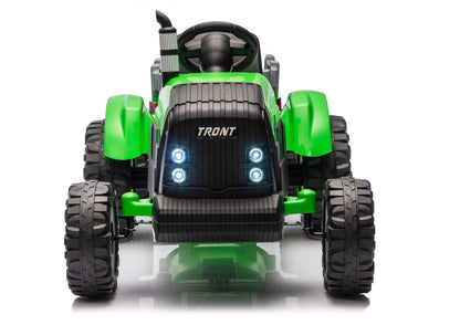 Elektrický traktor s přívěsem pro děti světle zelený 24V – CH9959B