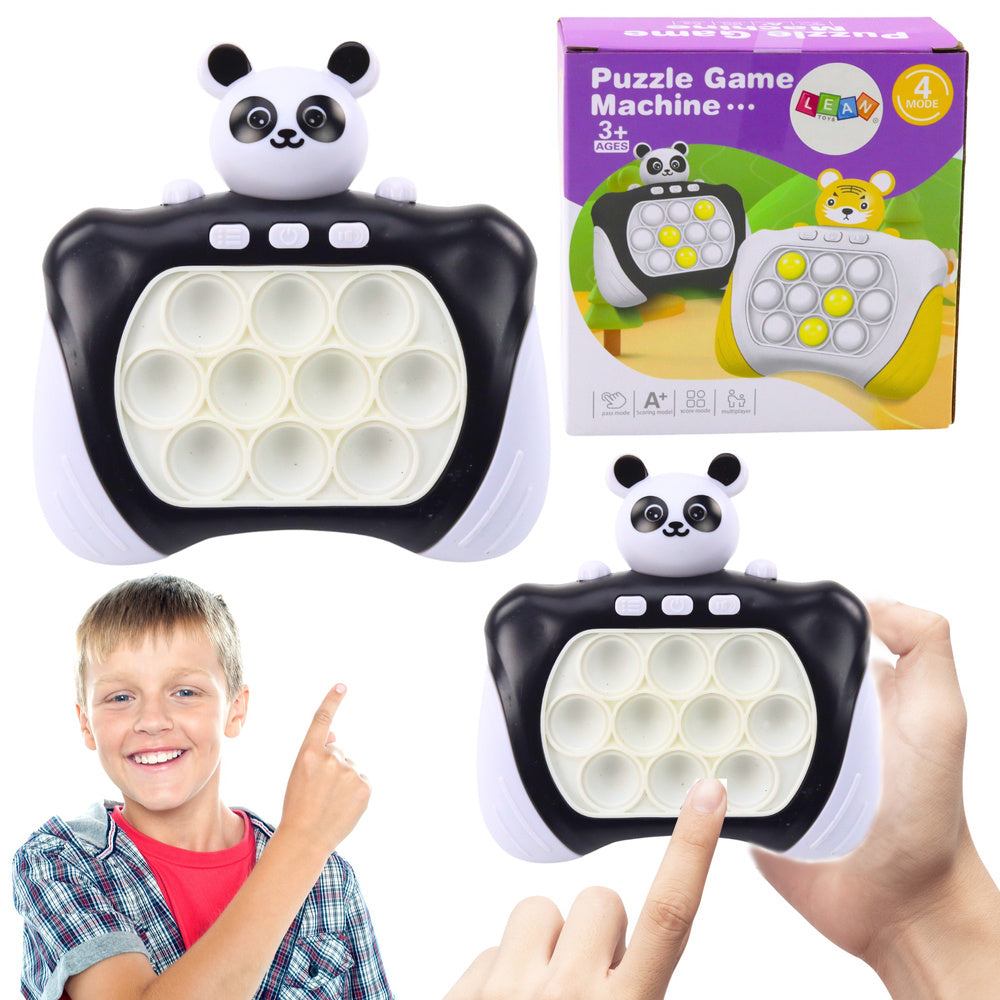 Elektronická herní konzole Pop It panda se zvuky