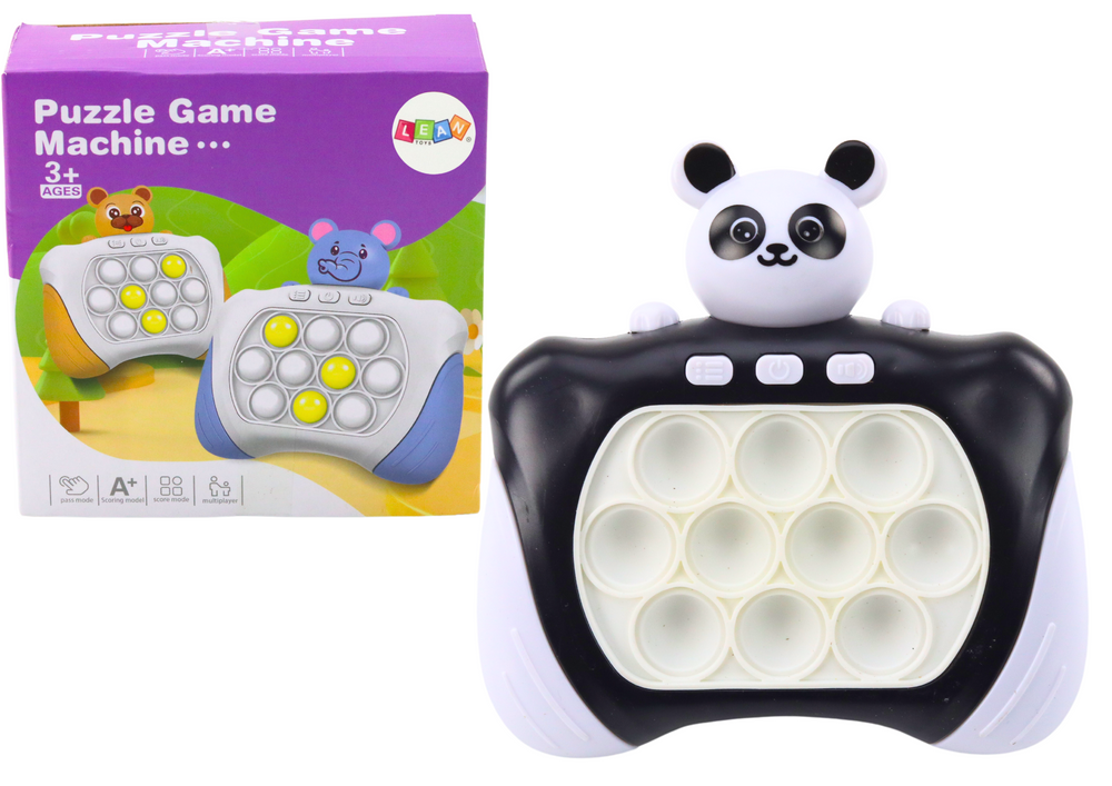 Elektronická herní konzole Pop It panda se zvuky