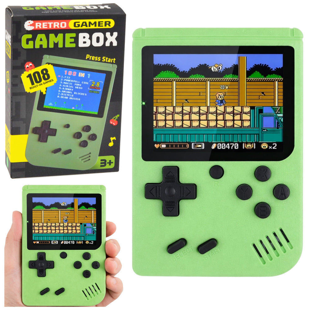 Elektronická herní konzole retro 108 her v 1 s LCD obrazovkou