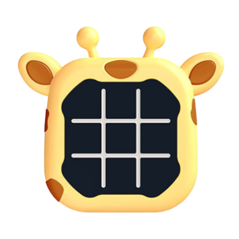 Elektronická hra 3v1 piškvorky memory žirafa žlutá