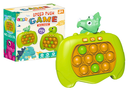 Elektronická hra Pop It dinosaurus 999 úrovní zelená
