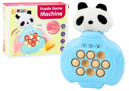 Elektronická hra Pop It panda s vibracemi a zvuky modrá