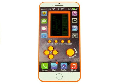 Elektronická hra Tetris kapesní verze ve tvaru telefonu