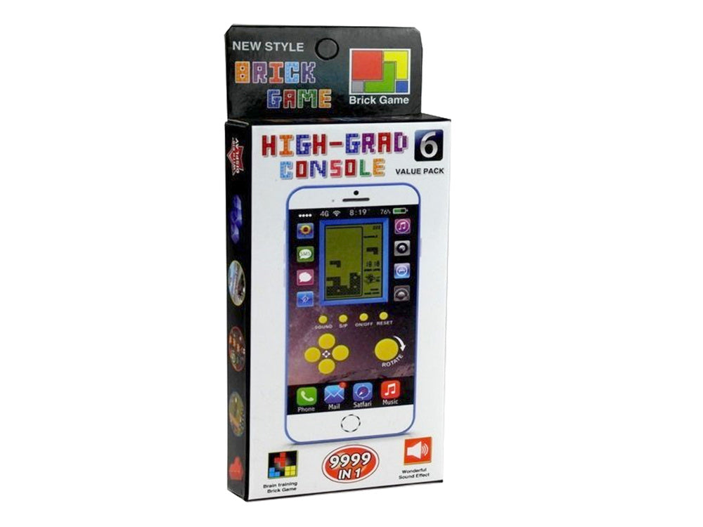 Elektronická hra Tetris kapesní verze ve tvaru telefonu