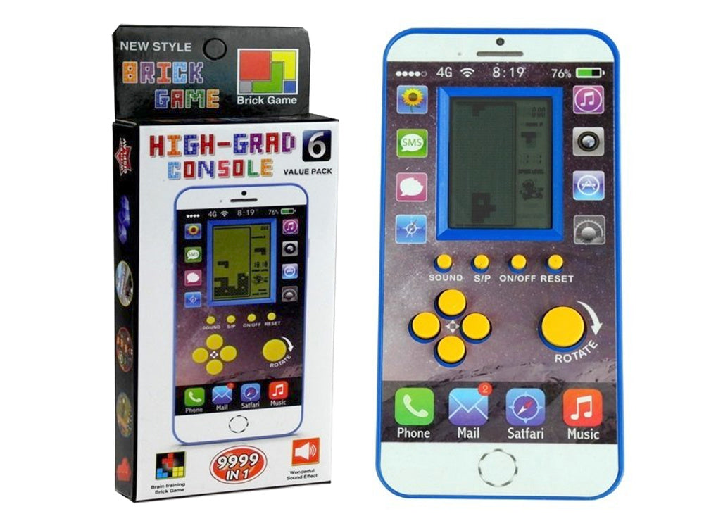 Elektronická hra Tetris kapesní verze ve tvaru telefonu