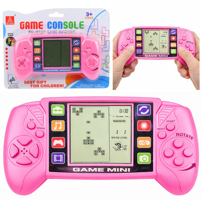 Elektronická hra Tetris – přenosná LCD konzole růžová