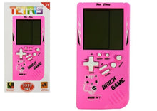 Elektronická hra Tetris s velkým displejem růžová