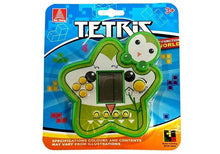 Elektronická hra Tetris ve tvaru hvězdičky zelená
