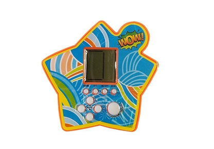 Elektronická kapesní hra Tetris hvězdička oranžová