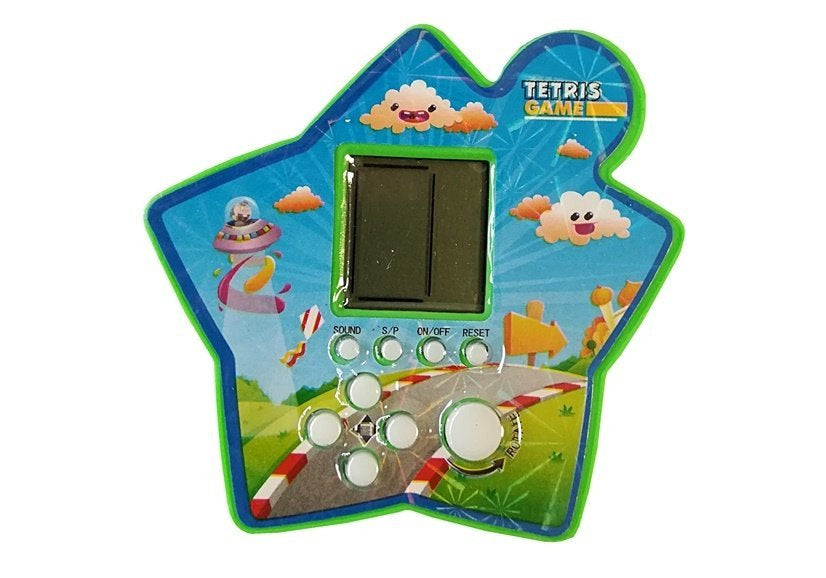 Elektronická kapesní hra Tetris hvězdička zelená