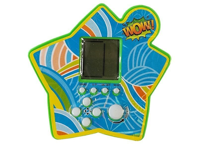 Elektronická kapesní hra Tetris hvězdička zelená