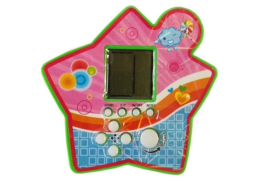 Elektronická kapesní hra Tetris hvězdička zelená