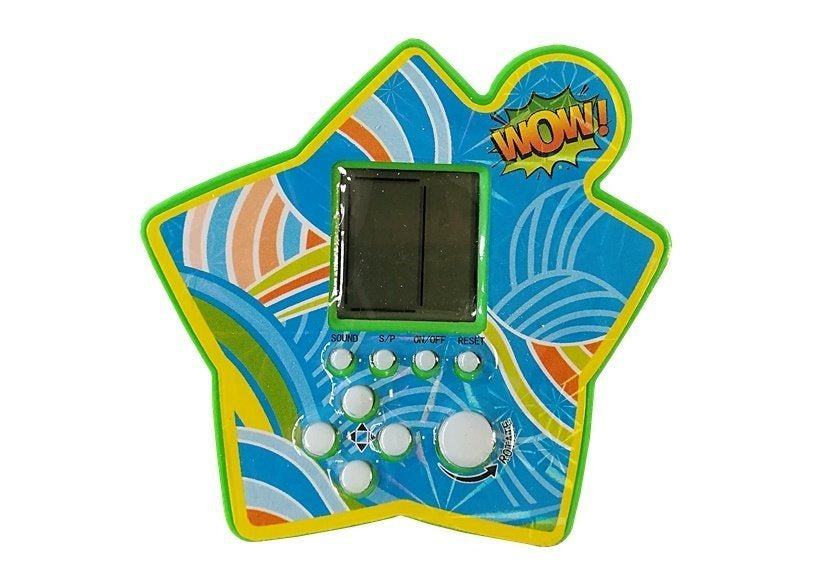 Elektronická kapesní hra Tetris hvězdička zelená