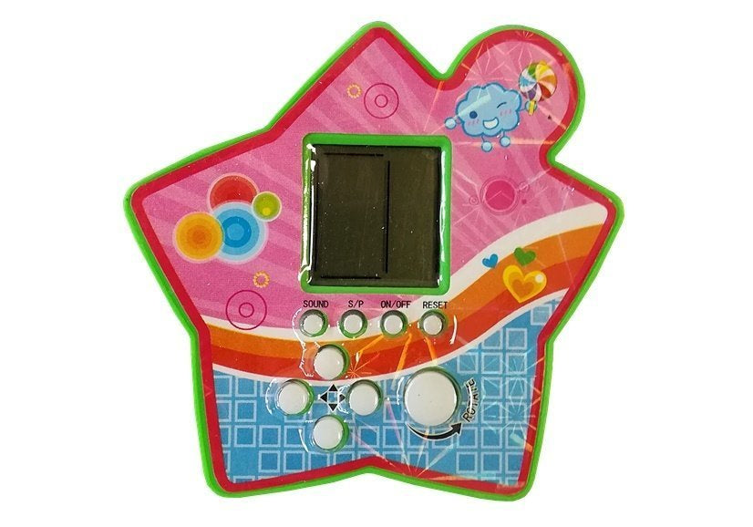 Elektronická kapesní hra Tetris hvězdička zelená