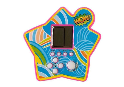 Elektronická kapesní hra Tetris s displejem růžová