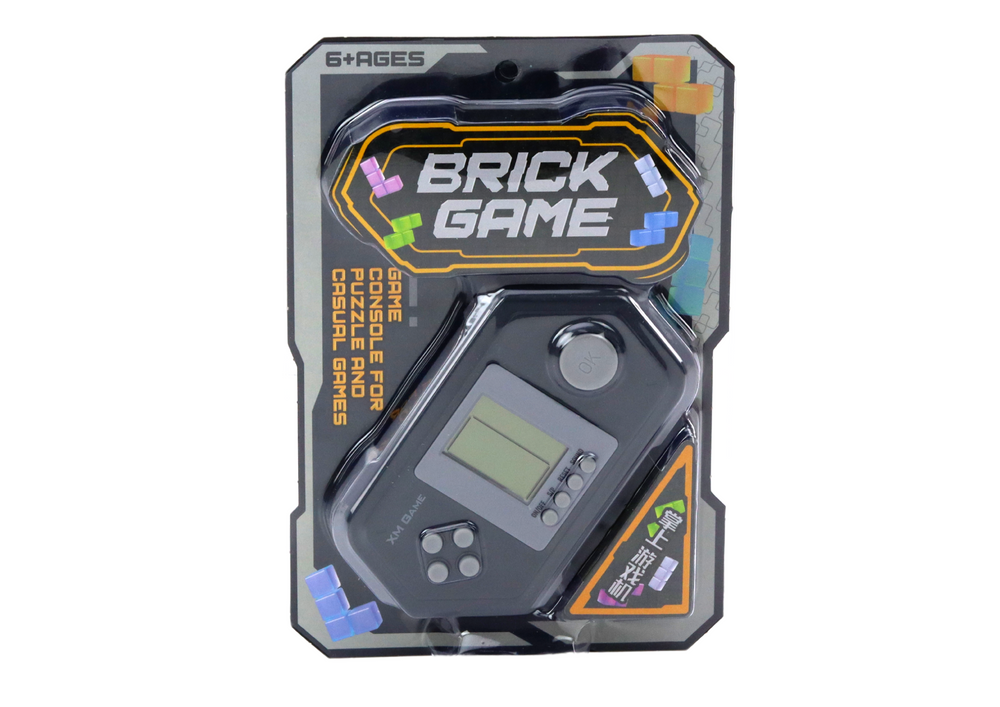 Elektronická konzole Tetris – s kostičkami černá