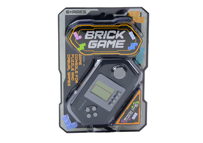 Elektronická konzole Tetris – s kostičkami černá