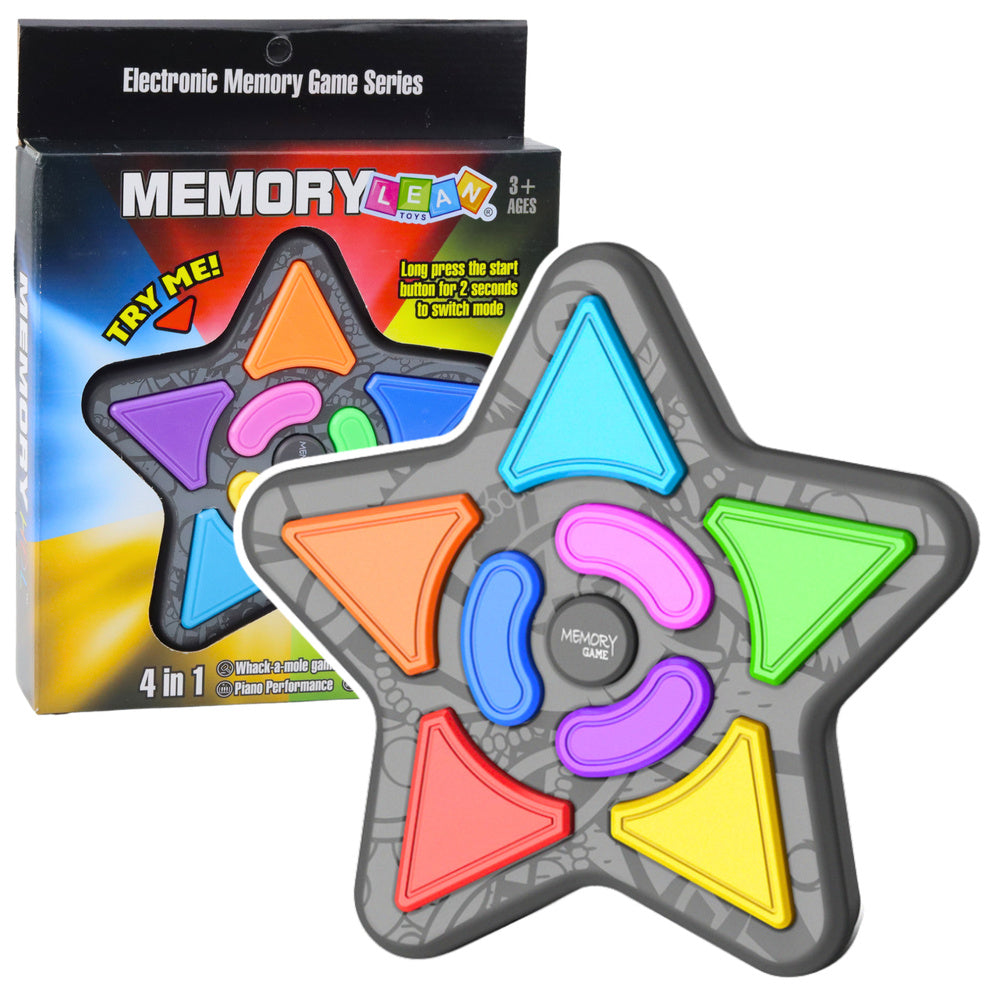 Elektronická logická hra Memory hvězda – se světly 4v1