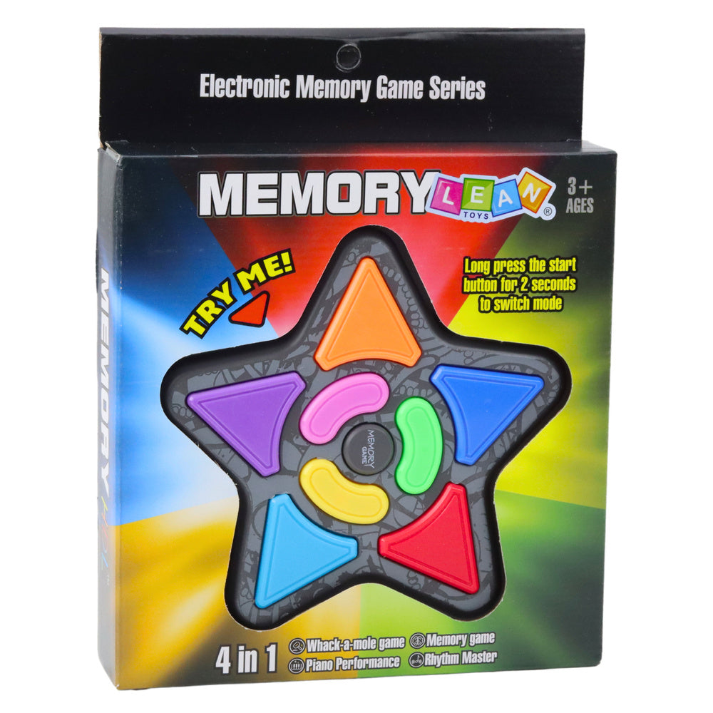 Elektronická logická hra Memory hvězda – se světly 4v1