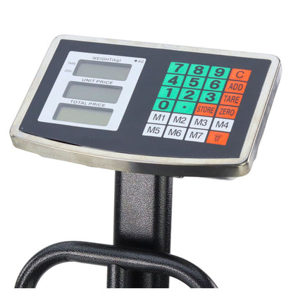 Elektronická váha LCD s platformou do 200 kg – přesnost 20 g