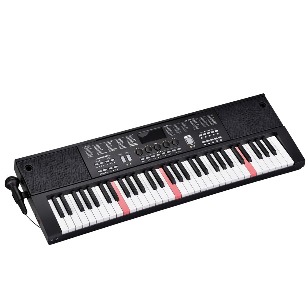 Elektronické piano s mikrofonem 200 zvuků 61 kláves