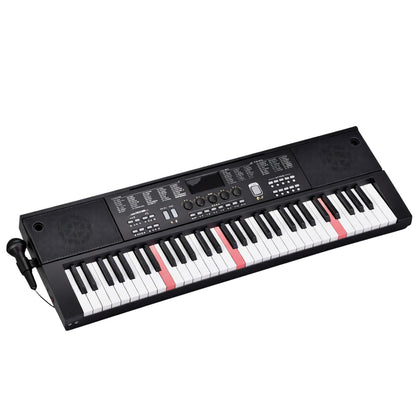 Elektronické piano s mikrofonem 200 zvuků 61 kláves